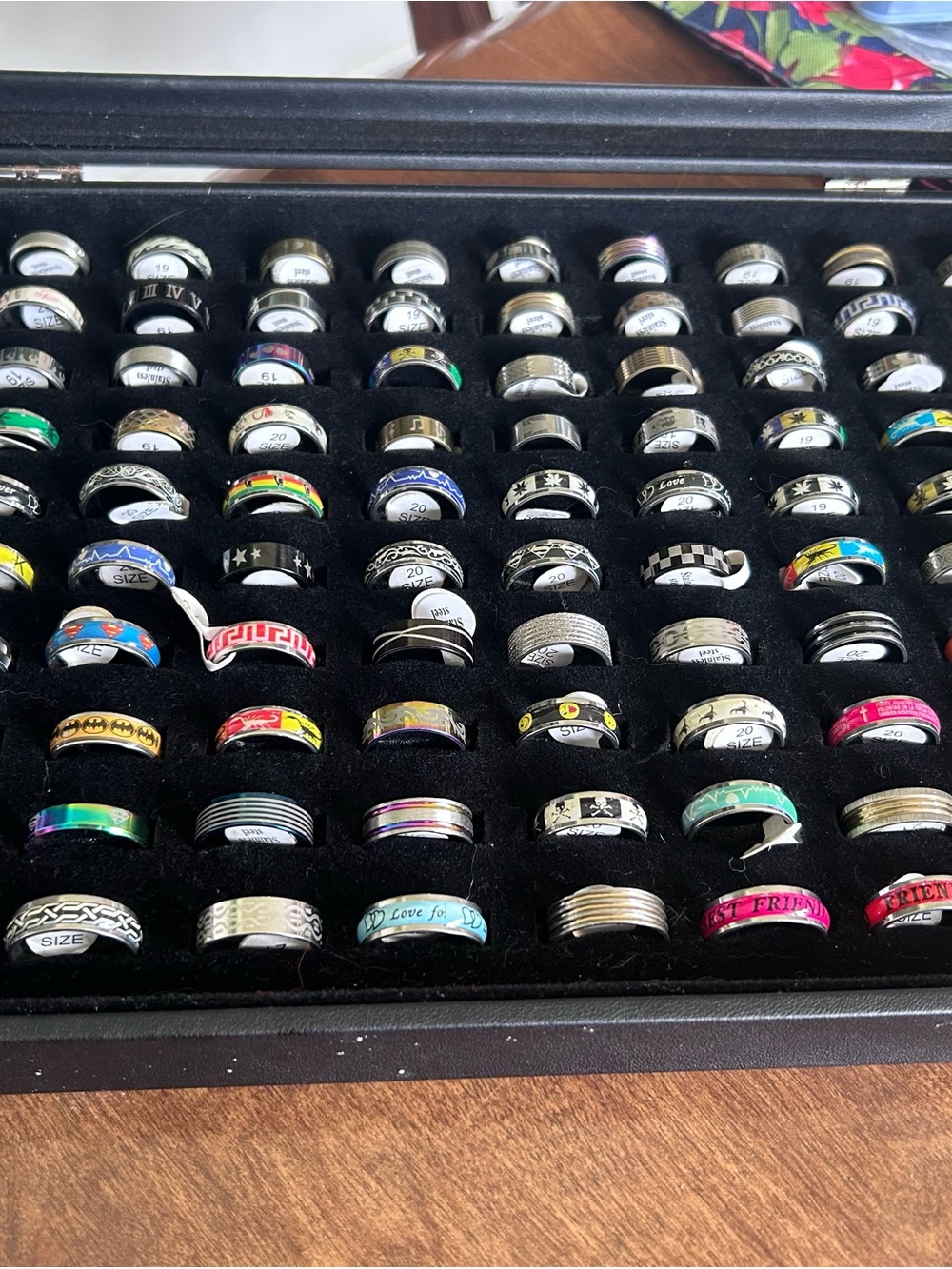 Assorted Fashion Statement Rings - Multicolor Set